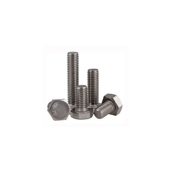 Newport Fasteners A4, M6-1.00 Hex Head Cap Screw, Plain Stainless Steel, 25 mm L, 100 PK 548639-100 - main